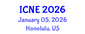 International Conference on Nuclear Engineering (ICNE) January 05, 2026 - Honolulu, United States