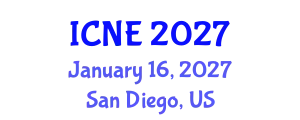 International Conference on Nuclear Engineering (ICNE) January 16, 2027 - San Diego, United States
