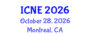 International Conference on Nuclear Engineering (ICNE) October 28, 2026 - Montreal, Canada