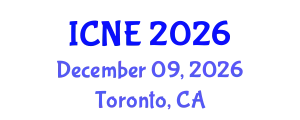 International Conference on Nuclear Engineering (ICNE) December 09, 2026 - Toronto, Canada