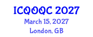 International Conference on Quantum Optics and Quantum Computing (ICQOQC) March 15, 2027 - London, United Kingdom