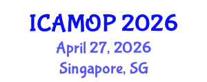 International Conference on Atomic, Molecular and Optical Physics (ICAMOP) April 27, 2026 - Singapore, Singapore