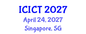 International Conference on Information and Computer Technology (ICICT) April 24, 2027 - Singapore, Singapore
