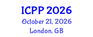 International Conference on Pedagogy and Psychology (ICPP) October 21, 2026 - London, United Kingdom