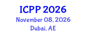 International Conference on Pedagogy and Psychology (ICPP) November 08, 2026 - Dubai, United Arab Emirates