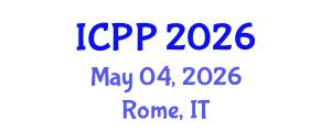 International Conference on Pedagogy and Psychology (ICPP) May 04, 2026 - Rome, Italy