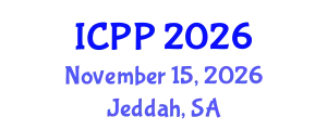 International Conference on Pedagogy and Psychology (ICPP) November 15, 2026 - Jeddah, Saudi Arabia