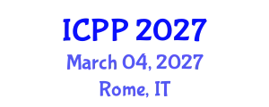 International Conference on Pedagogy and Psychology (ICPP) March 04, 2027 - Rome, Italy