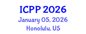 International Conference on Pedagogy and Psychology (ICPP) January 05, 2026 - Honolulu, United States