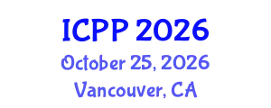 International Conference on Pedagogy and Psychology (ICPP) October 25, 2026 - Vancouver, Canada