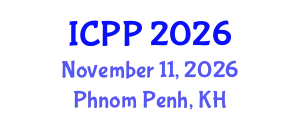 International Conference on Pedagogy and Psychology (ICPP) November 11, 2026 - Phnom Penh, Cambodia