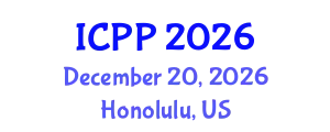 International Conference on Pedagogy and Psychology (ICPP) December 20, 2026 - Honolulu, United States