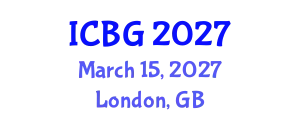 International Conference on e-Business and e-Government (ICBG) March 15, 2027 - London, United Kingdom