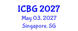 International Conference on e-Business and e-Government (ICBG) May 03, 2027 - Singapore, Singapore