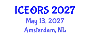 International Conference on Econometrics, Operations Research and Statistics (ICEORS) May 13, 2027 - Amsterdam, Netherlands
