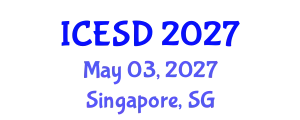 International Conference on Economic and Social Development (ICESD) May 03, 2027 - Singapore, Singapore