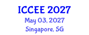 International Conference on Chemical and Environmental Engineering (ICCEE) May 03, 2027 - Singapore, Singapore