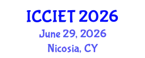 International Conference on Computer, Information and Education Technology (ICCIET) June 29, 2026 - Nicosia, Cyprus