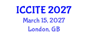 International Conference on Computers and Information Technology in Education (ICCITE) March 15, 2027 - London, United Kingdom