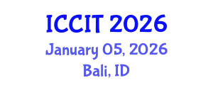 International Conference on Computing and Information Technology (ICCIT) January 05, 2026 - Bali, Indonesia