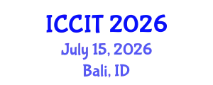 International Conference on Computing and Information Technology (ICCIT) July 15, 2026 - Bali, Indonesia