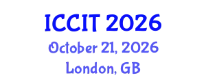 International Conference on Computing and Information Technology (ICCIT) October 21, 2026 - London, United Kingdom