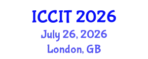 International Conference on Computing and Information Technology (ICCIT) July 26, 2026 - London, United Kingdom
