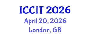 International Conference on Computing and Information Technology (ICCIT) April 20, 2026 - London, United Kingdom