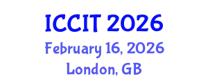 International Conference on Computing and Information Technology (ICCIT) February 16, 2026 - London, United Kingdom