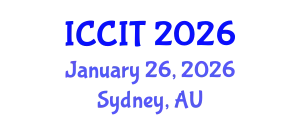 International Conference on Computing and Information Technology (ICCIT) January 26, 2026 - Sydney, Australia