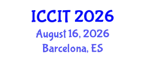 International Conference on Computing and Information Technology (ICCIT) August 16, 2026 - Barcelona, Spain