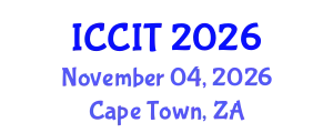 International Conference on Computing and Information Technology (ICCIT) November 04, 2026 - Cape Town, South Africa