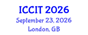 International Conference on Computing and Information Technology (ICCIT) September 23, 2026 - London, United Kingdom