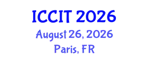 International Conference on Computing and Information Technology (ICCIT) August 26, 2026 - Paris, France