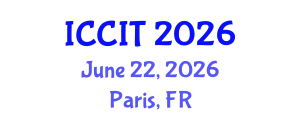 International Conference on Computing and Information Technology (ICCIT) June 22, 2026 - Paris, France
