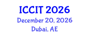 International Conference on Computing and Information Technology (ICCIT) December 20, 2026 - Dubai, United Arab Emirates