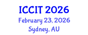International Conference on Computing and Information Technology (ICCIT) February 23, 2026 - Sydney, Australia
