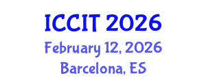 International Conference on Computing and Information Technology (ICCIT) February 12, 2026 - Barcelona, Spain