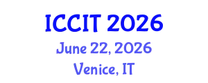 International Conference on Computing and Information Technology (ICCIT) June 22, 2026 - Venice, Italy