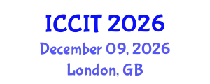International Conference on Computing and Information Technology (ICCIT) December 09, 2026 - London, United Kingdom