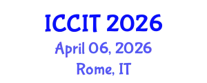 International Conference on Computing and Information Technology (ICCIT) April 06, 2026 - Rome, Italy