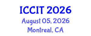 International Conference on Computing and Information Technology (ICCIT) August 05, 2026 - Montreal, Canada