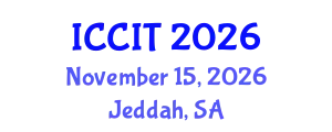 International Conference on Computing and Information Technology (ICCIT) November 15, 2026 - Jeddah, Saudi Arabia