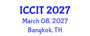 International Conference on Computing and Information Technology (ICCIT) March 08, 2027 - Bangkok, Thailand