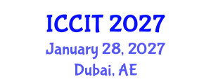 International Conference on Computing and Information Technology (ICCIT) January 28, 2027 - Dubai, United Arab Emirates
