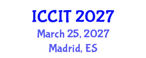 International Conference on Computing and Information Technology (ICCIT) March 25, 2027 - Madrid, Spain