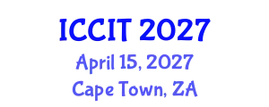International Conference on Computing and Information Technology (ICCIT) April 15, 2027 - Cape Town, South Africa