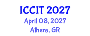 International Conference on Computing and Information Technology (ICCIT) April 08, 2027 - Athens, Greece