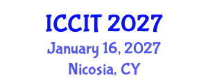 International Conference on Computing and Information Technology (ICCIT) January 16, 2027 - Nicosia, Cyprus