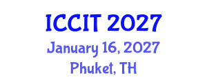 International Conference on Computing and Information Technology (ICCIT) January 16, 2027 - Phuket, Thailand